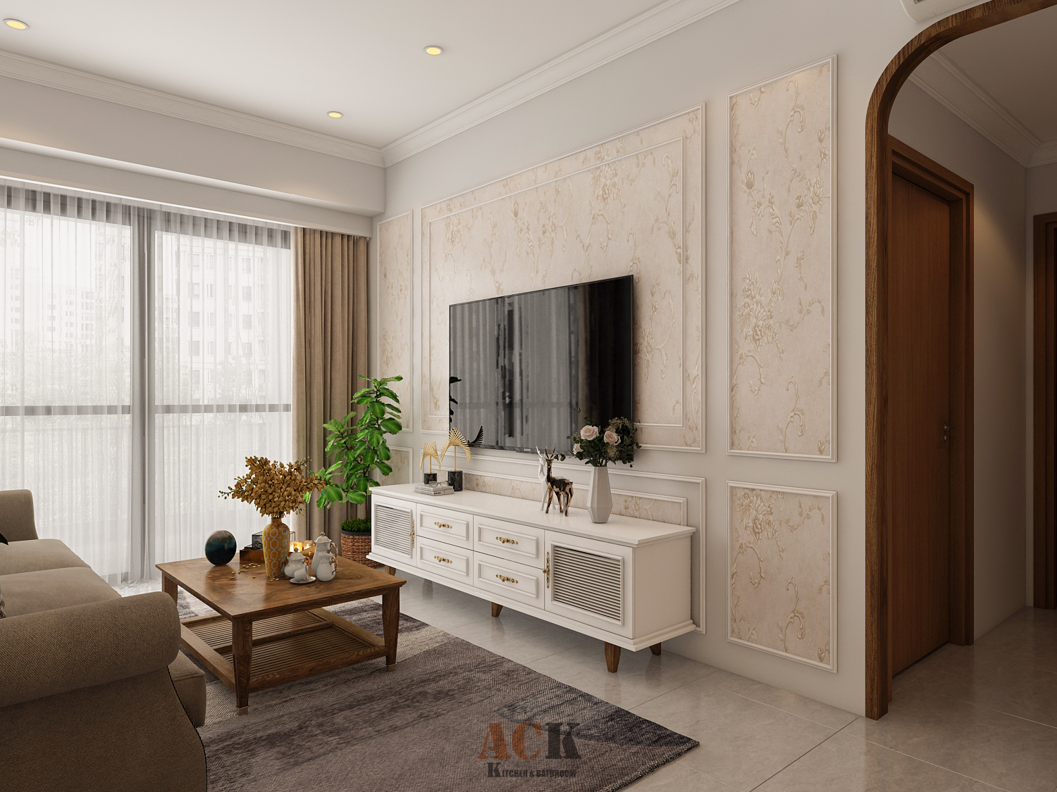 Thiết Kế Nội Thất Gỗ Công Nghiệp Cho Chung Cư Nhỏ